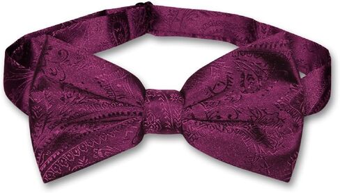 Vesuvio Napoli BOWTIE Aqua Green Color Paisley Men's Bow Tie for Tuxedo or Suit in Saudi Arabia