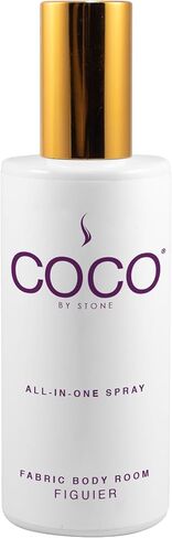 COCO by Stone 5oz All-in-One Spray (Figuier) Shake & Spray Formula for Fabric, Pillows, Interiors, Clothing, Home Fragrance Accessories, Room Perfume, Room Deodorizer, Vegan & Cruelty-Free in Kuwait