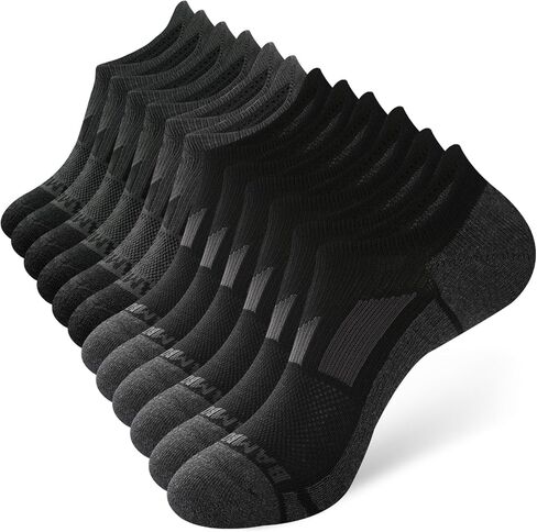 BAMBOO COOL Men's No-Show Socks Low Cut Breathable Moisture-Wicking Socks Non Slip Running Workout casual, 6 Packs in Saudi Arabia