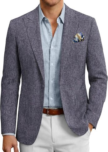 COOFANDY Men's Casual Blazer Suit Jackets Slim Fit One Button Sports Coat with Pockets in Saudi Arabia