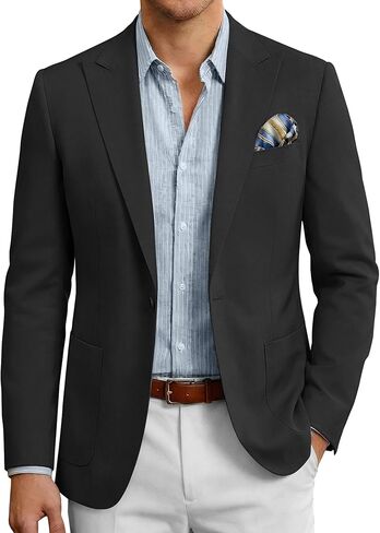 COOFANDY Men's Casual Blazer Suit Jackets Slim Fit One Button Sports Coat with Pockets in Saudi Arabia
