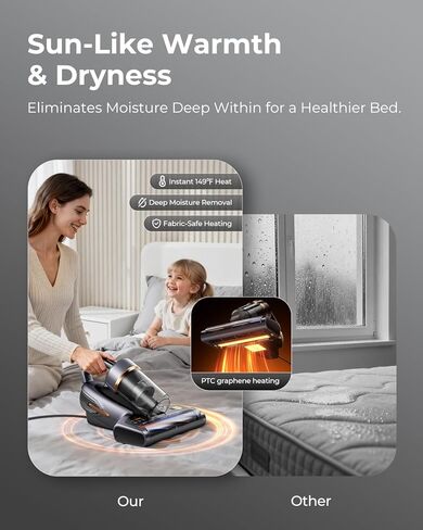 Jimmy BX7 Pro Max Graphene Mattress Vacuum Cleaner with Dust Sensor, Bed Vacuum with UV Light & Ultrasound Tech, 550W Powerful 16Kpa Suction Handheld Vacuums Couch Cleaner (Corded) in Saudi Arabia