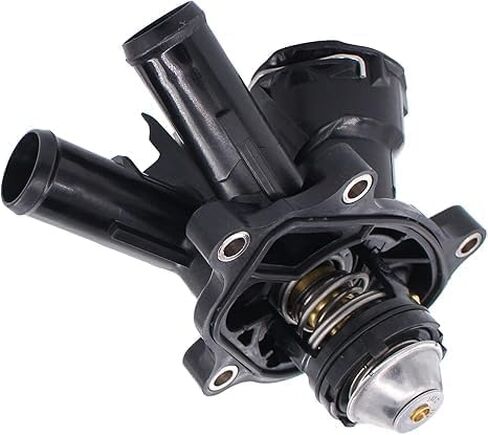 Thermostat Housing Assembly W/Sensor 68003582AB - Compatible with Dodge, Jeep - Journey 09-20, Avenger 09-14, Compass Patriot 07-17, Caliber, Sebring, 200 - DOHC 4Cyl 2.4L 2.0L in Saudi Arabia