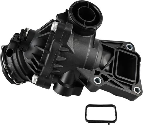 Thermostat Housing Assembly W/Sensor 68003582AB - Compatible with Dodge, Jeep - Journey 09-20, Avenger 09-14, Compass Patriot 07-17, Caliber, Sebring, 200 - DOHC 4Cyl 2.4L 2.0L in Saudi Arabia