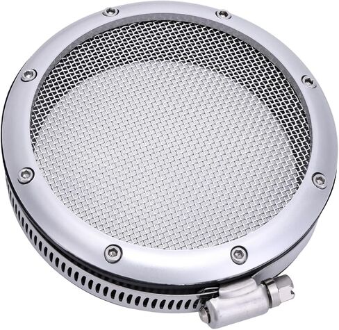 3" 3.5" 4" Turbo Inlet Grill Protector Guard Turbocharge Screen Mesh Air Filter Turbo Intake Filter Cover (102mm (4 inch)) in Kuwait