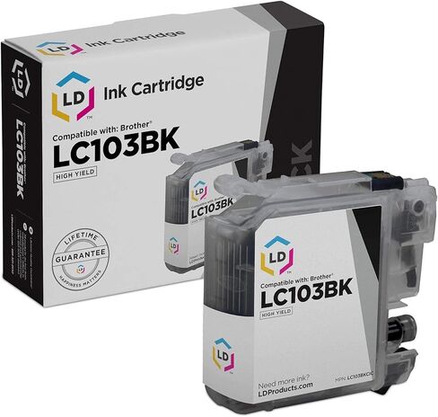 LD Products Compatible Ink Cartridge Replacement for Brother LC103 High Yield (3 Black, 2 Cyan, 2 Magenta, 2 Yellow, 9-Pack) in Saudi Arabia
