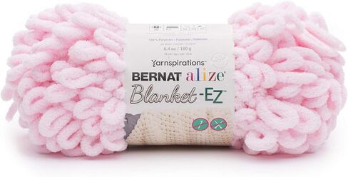 Bernat Alize Blanket-EZ Yarn, White & Mint in Kuwait