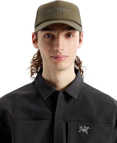 Arc'teryx Bird Word Word Hat Hat | قبعة سائق شاحنة خفيفة الوزن - إعادة تصميم in Kuwait