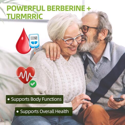 Berberine Gummies with Ceylon Cinnamon 1500mg High Potency Berberine HCL Supplement for Immune and Metabolism Support, Sugar Free Organic Berberine Gummies Strawberry Flavor - 60 Count in Kuwait