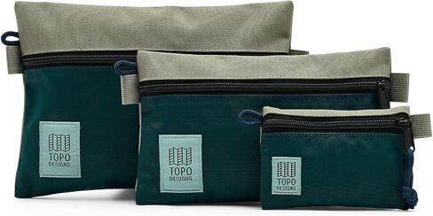Topo Designs Accessory Bag Bundle, Stone Blue/Ash Green, Carry-On 20-Inch in Saudi Arabia