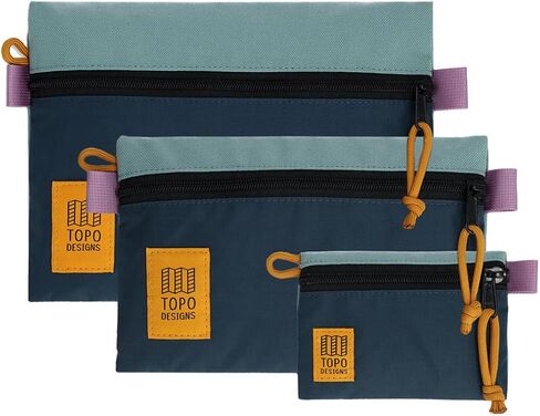Topo Designs Accessory Bag Bundle, Stone Blue/Ash Green, Carry-On 20-Inch in Saudi Arabia