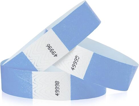 500 WristCo Pantone Green Tyvek Wristbands for Events - Comfortable Tear Resistant Paper Bracelets ID Wrist Bands for Concerts Festivals Admission Party Identification in Kuwait
