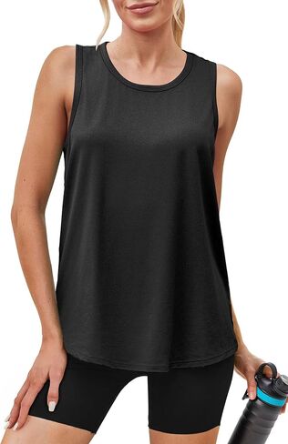 تجريب المرأة قمم أكمام المتسابقين خفيفة الوزن تنس نشط قمصان اليوغا دبابة الركض الرياضية للنساء in Kuwait