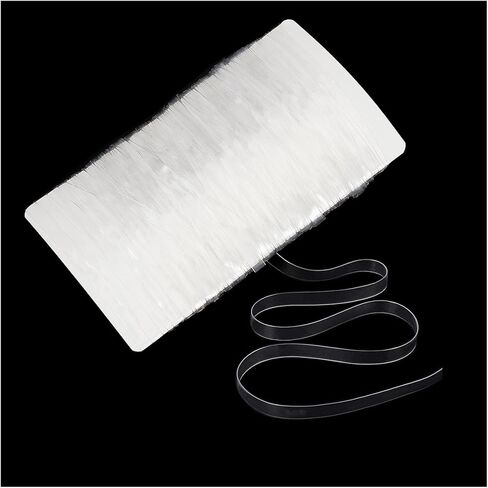 NICENEEDED 25 Yards Clear Elastic Strap, Stretchy Bikini Bra Transparent Strap, 4mm Width Invisible Bra Shoulder Strap for Lingerie Dance Bra Swimwear Cloth Sewing Project in Saudi Arabia