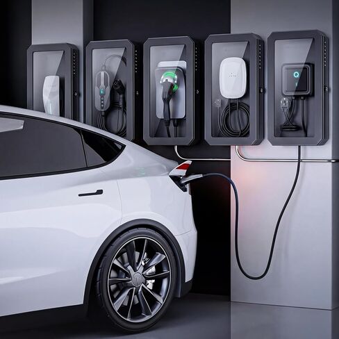 صندوق محطة الشاحن في Yonzee لجهاز Tesla Model Y 3 S X ، صندوق حماية شحن السيارة الكهربائي لمعظم EV in Kuwait