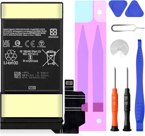 SHENMZ Pixel 6 Battery Replacement 4524mAh Compatible with Google Pixel 6 Model GB7N6, G9S9B16 with Repair Tool Kits in Kuwait