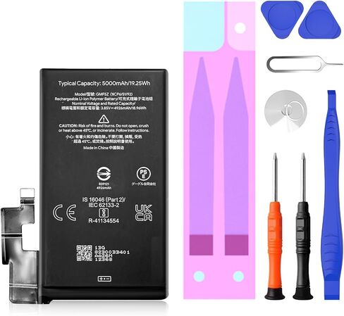 SHENMZ Pixel 6 Battery Replacement 4524mAh Compatible with Google Pixel 6 Model GB7N6, G9S9B16 with Repair Tool Kits in Kuwait
