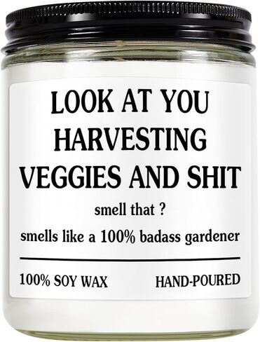 Gardening Gifts for Women - Unique Plant Lover Present, Funny Garden Gift, Relax Candle, Best Gift for Gardeners, Christmas Gifts Cool Plant Mom, Funny Garden, Growing Candle (Gardening) in Saudi Arabia