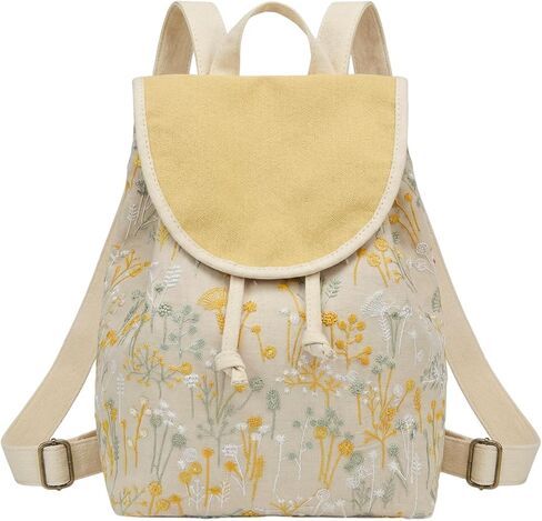 Goodhan Vintage Embroidered Women Backpack Ethnic Travel Handbag Shoulder Bag,12x10x5 inch,Pink in Kuwait