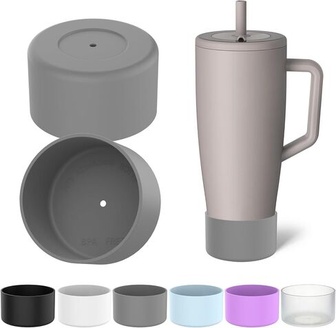 40 oz Boot Compatible with Brumate Era, Protective Silicone 40 oz Boot,Anti-Slip and Dent Bottle Sleeve,Grey in Kuwait