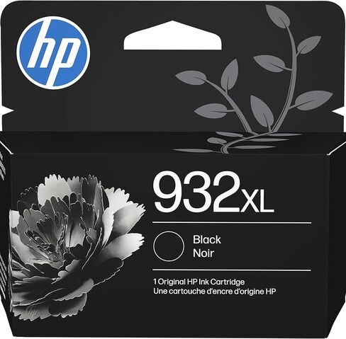 Original HP 932XL Black High-yield Ink Cartridge | Works with HP OfficeJet 6100, 6600, 6700, 7110, 7510, 7610 Series | CN053AN in Kuwait