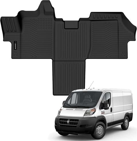 Auxko All Weather Floor Mats Fit for Ram 2500/3500 Crew Cab 2019-2024 TPE Liners Accessories All Season Guard Odorless Anti-Slip Floor Mats for Ram 2019 2020 2021 2022 2023 2024 Black in Saudi Arabia