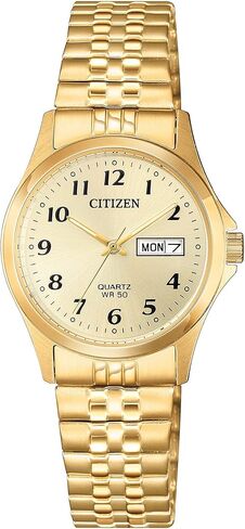 Citizen Quartz Womens Watch ، الفولاذ المقاوم للصدأ ، كلاسيكي ، نغمة (نموذج: EQ2004-95A) in Kuwait