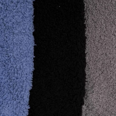 MUK LUKS Women's 3 pack Low Cut Cozy Socks with Grippers in Kuwait