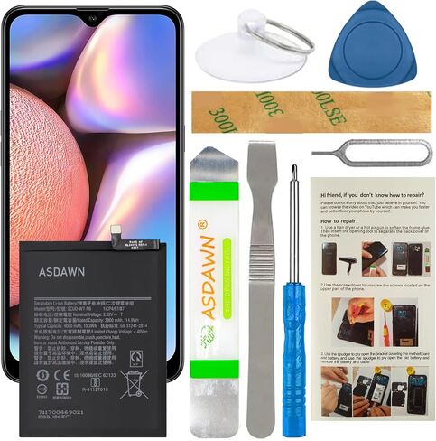 Scud-WT-N6 Battery 4000mAh for Samsung Galaxy A10s SM-A107F/DS SM-A107M/DS, Galaxy A20s SM-A207F/DS SM-A207M/DS SM-A2070, Galaxy A21 SM-A215U SM-A215U1 Replacement with Tools+Installation Instruction in Kuwait
