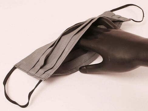 Touchstone Indian Heritage Fabric filter pocket nose bridge double layer cotton face mask reusable washable for men, women (Pack of 3). Red Mustrad White in Kuwait