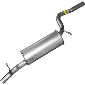 Walker Quiet-Flow SS 54599 Direct Fit Exhaust Muffler Assembly 2" Inlet (OD) 2" Outlet (OD) for Mazda 3