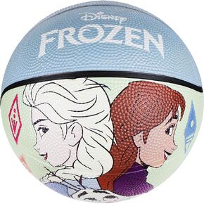 Disney Frozen Basketball Size 6, Princess Elsa, Anna, and Olaf Indoor and Outdoor Game Youth Sports Ball for Boys and Girls, Blue