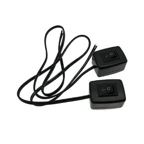 2pcs Car Rocker Switch ON/Off Double-Sided Adhesive Installation Surface Mount Button Switch Used for Automotive Lighting Power Switches LED Light Strip Fog Lamp Daytime Running Light