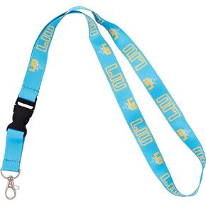 Desert Cactus Long Island University Lanyard LIU Sharks Car Keys ID Badge Holder Keychain Detachable Breakaway Snap Buckle (Blue)