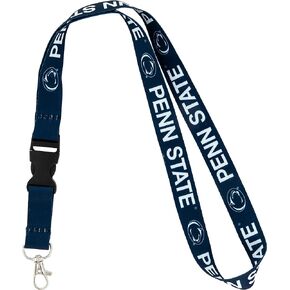 Desert Cactus Penn State Car Keys ID Badge Holder Lanyard Keychain Detachable Breakaway Snap Buckle (Blue)