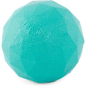 ZippyPaws ZippyTuff Waggle Ball - Dog Toys for Aggressive Chewers, Heavy Duty Rubber Ball for Fetch, Tough & Durable Chew Toy for Small & Medium Dogs, Use for Outdoor or Indoor Play - Teal