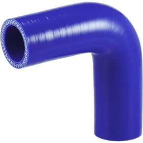 X AUTOHAUX 1 Pcs 30mm 1.18" ID 90mm 3.54" Length 90 Degrees Black Car Silicone Hose Coolant Hose Universal