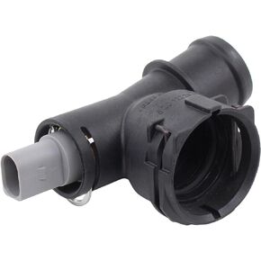 MOTOKU Radiator Coolant Water Hose Pipe Connector Coupler Flange for Audi A3 S3 TT TTS Q3 for Volkswagen Golf GTI Tiguan Atlas 2013-2020