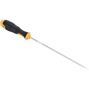PATIKIL O-Ring Straight Pick 250mm, Oil Seal Gasket Precision Screwdriver Puller Remover Removal Tool, Yellow