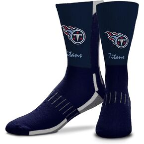FBF - NFL Adult Team Logo Phenom Script Crew Dress Socks Footwear for Men and Women Game Day Apparel