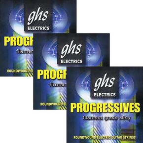 3 Sets GHS PRDM Progressives Dave Mustaine Thin Thick Electric Guitar Strings 10-52