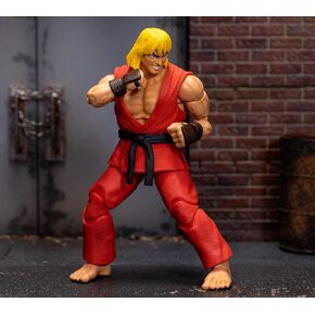 Street Fighter II 6" Ken Figure Action Figure, Toys for Kids and Adults
