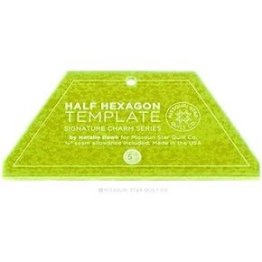 Small Half Hexagon for 5 Inch Squares and 2.5 inch Jelly Rolls by Missouri Star in Saudi Arabia
