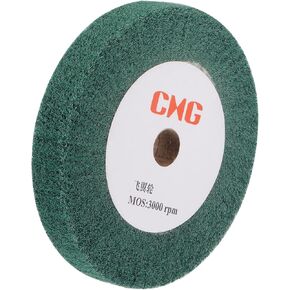 Felt Polishing Wheel Nylon Wire Drawing Abrasive Flap Wheel for Stainless Steel Copper Non-Woven 150mm x 25mm 240 Grit in Kuwait