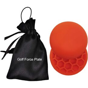 Golf Physical Strength pad Force Plate | Rubber Force Pedal Exerciser Step Pad for Golf Swing - Golf Accessories for Improved Golf Game, Golf Teaching & Training Aid for Club Practice Equipment