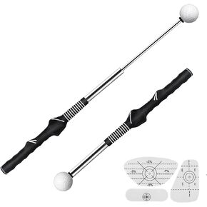 مساعد تدريب على أرجوحة الجولف قابل للسحب، مساعد تدريب على الجولف لتحسين المفصلات، دوران الساعد، دوران الكتف وقبضة للإحماء - نادي جولف لليد اليمنى للتمرين، ملحقات جولف مدرب التأرجح in Kuwait