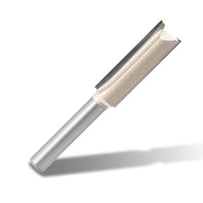 Straight Cut Router Bit 1/4" Dia. 2-Flute Straight Router Bit with 1/4" Shank Carbide Tipped Router Bit