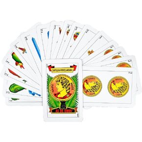 The Original Baraja española Original red and Blue - Cartas españoles originales - Spanish Playing Cards - Barajas mexicanas Naipes españoles Mexican Playing Cards Spanish Cards Deck b