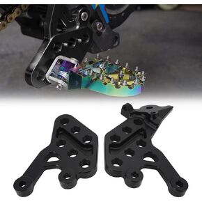 Sur Ron Pedal Bracket Foot Pegs Drop Bracket-7075 Aluminum Six Positions Rest Bracket Brace Support for Sur Ron Light Bee X S L1E /Segway X260 X160-Black