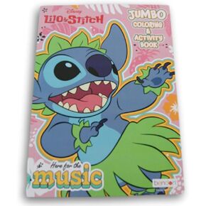 LiloandStitch ''Here for The Music'' Coloring and Activity Book - 80 Pages